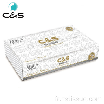 Soft Disposable pli pack souple Face Facial Tissue